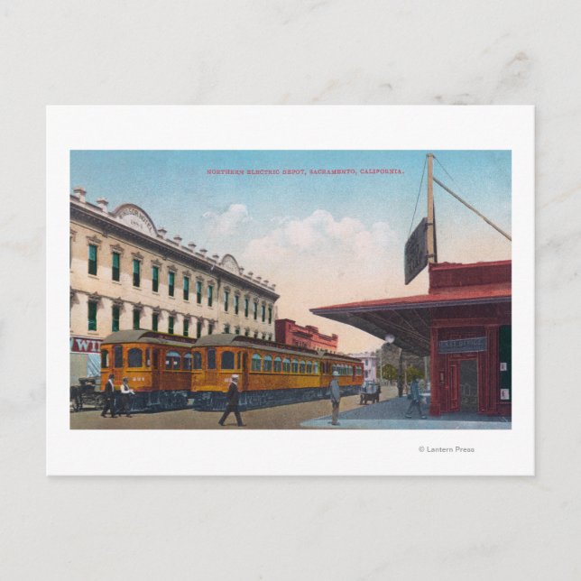 Cartão Postal Depósito Ferroviário Elétrico do Norte (Frente)