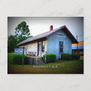 Cartão Postal DEPOT - Parrott, Geórgia