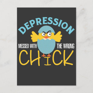 Cartão Postal Depressão Consciência Bipolar Humor Mental