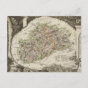 Cartão Postal Dept. De La Hte Saone