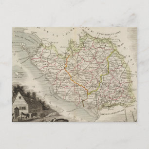 Cartão Postal Dept. De La Vendee