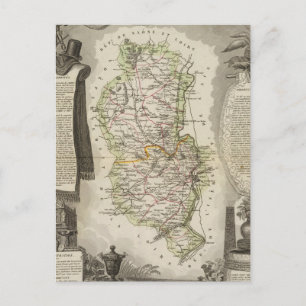 Cartão Postal Dept Du Rhone