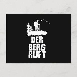 Cartão Postal Der Berg Ruft Montes Nature Hiker Hiking Gift