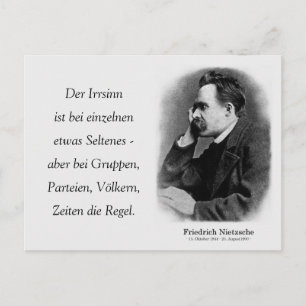 Cartão Postal Der Irrsinn ist bei einzelnen