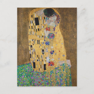 Cartão Postal Der Kuss (Liebespaar) O beijo (amantes) 1908 Postc