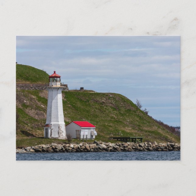 Cartão Postal Der Leuchtturm von Halifax Postkarte (Frente)