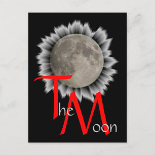 Cartão Postal Der Mond, la lune, la luna, a lua Postkarte