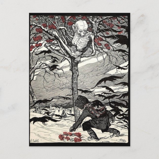 Cartão postal Der Tod im Baum (Frente)