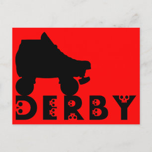 Cartão Postal derby: skullphabet