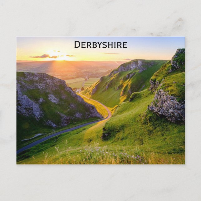 Cartão Postal Derbyshire England Winnats Pass Viagem Photo (Frente)