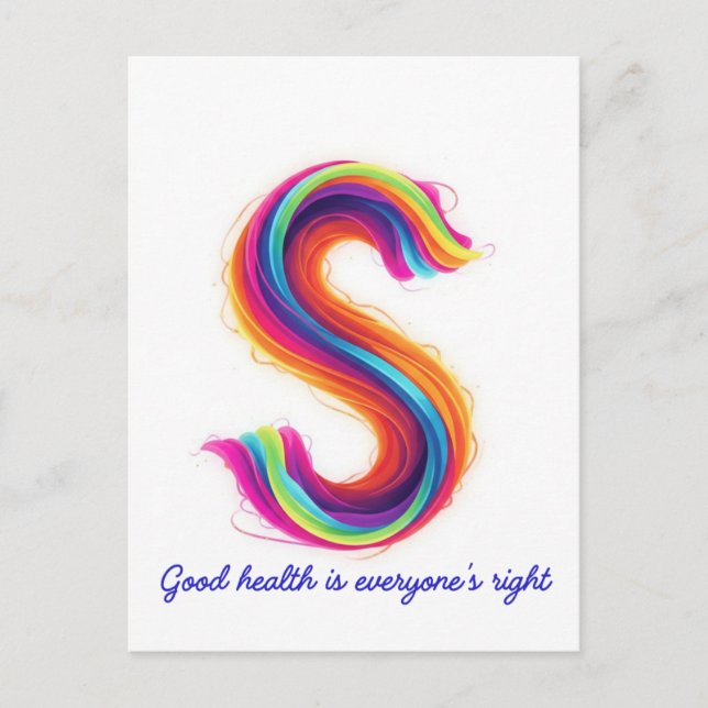 Cartão Postal Derecho de todos (Frente)