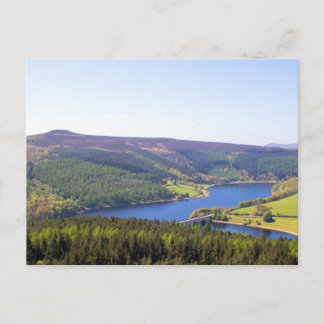 Cartão Postal Dergo Reservoir, Derbyshire, Inglaterra