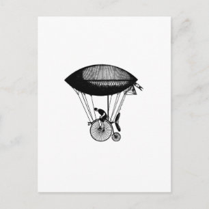 Cartão Postal Derigiclo de Steampunk