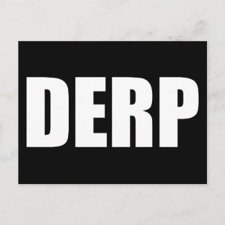 CARTÃO POSTAL DERP