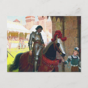 Cartão Postal Derrotado, por Edmund Blair Leighton
