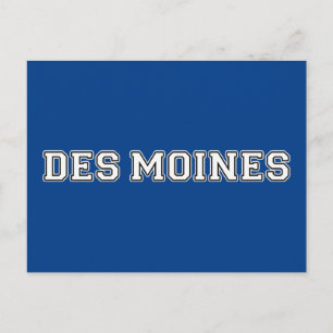 Cartão Postal Des Moines Iowa