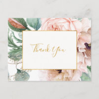 Desabrochar Floral Elegante | Agradecimento de Cas
