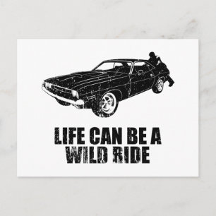Cartão Postal Desafiador de ponta 1970