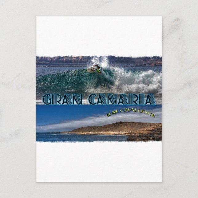 Cartão Postal Desafio do Surf Gran Canaria (Frente)