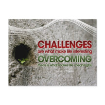 Desafios da placa de Posto Inspiracional