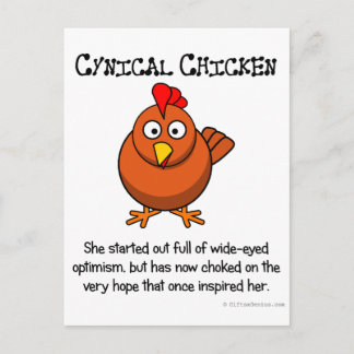 Cartão Postal Desapontado e sufocado pela esperança