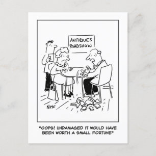 Cartão Postal Desastre de Antiguidades. Valorização Anterior do