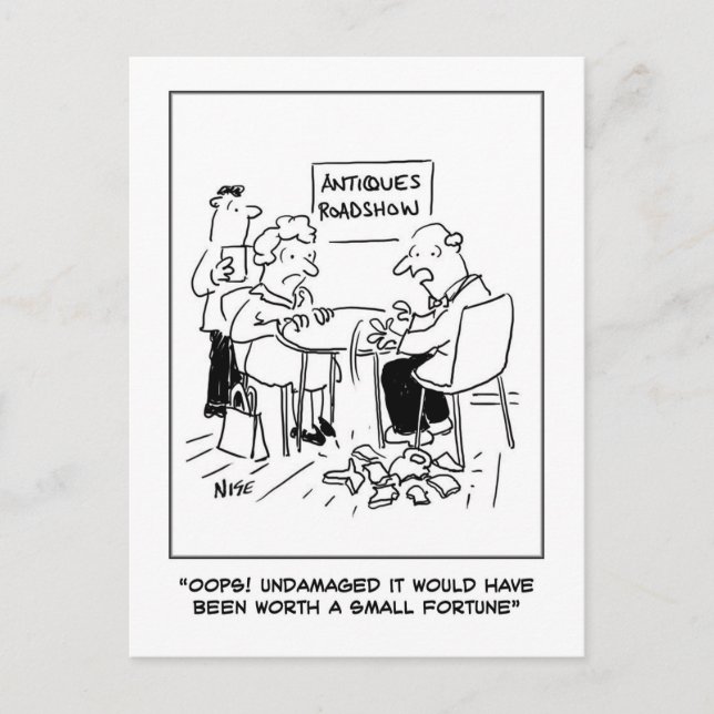 Cartão Postal Desastre de Antiguidades. Valorização Anterior do  (Frente)