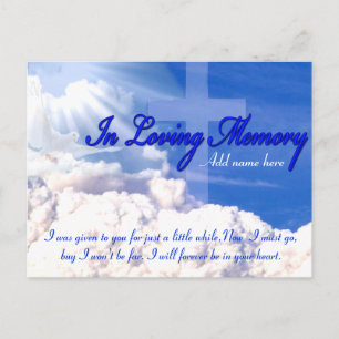 Cartão Postal Descanse Em Paz_