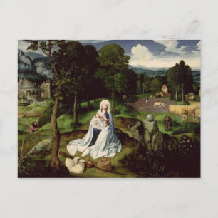 Cartão Postal Descanse no voo para o Egito