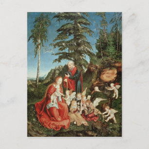 Cartão Postal Descanse no voo para o Egito, 1504