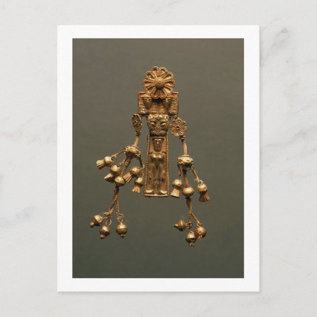 Cartão Postal descendente, da necrópole Camiros, c.630-620 a.C. (Frente)