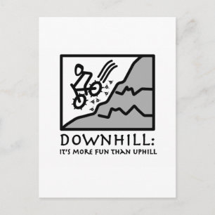 Cartão Postal Descida Thrill Mountain Bike