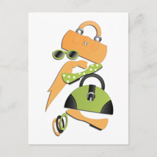 Cartão Postal Descobertas da Moda