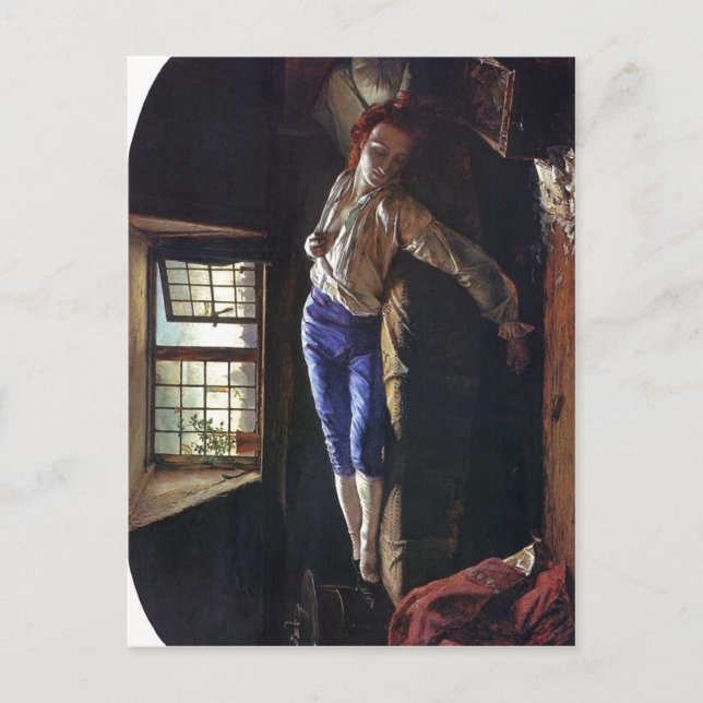 Cartão Postal Descrição A Morte De Chatterton He (Frente)