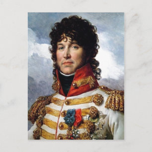 Cartão Postal Descrição Fragmento do retrato de Joachim Murat