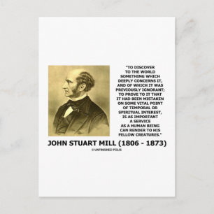 Cartão Postal Descubra A Citação De Seres Humanos Do Serviço Mun