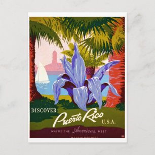 Cartão Postal Descubra a Viagem, a história de Porto Rico