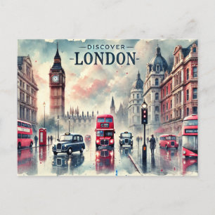 Cartão Postal "Descubra Londres"