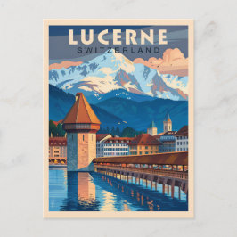 Cartão Postal Descubra o charme de Luzerna