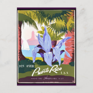 Cartão Postal Descubra Porto Rico