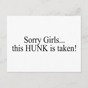 Cartão Postal Desculpe, Meninas, Esse Bolo É Levado