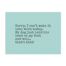 Desculpe, não posso entrar hoje