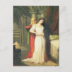 Cartão Postal Desdemona Retirando-se à cama dela, 1849