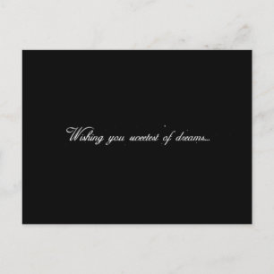 CARTÃO POSTAL DESEJANDO A VOCÊ O MAIS DOCE DOS SONHOS GOODNOEXP