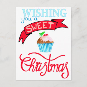 Cartão Postal Desejo-lhe um Natal muito doce