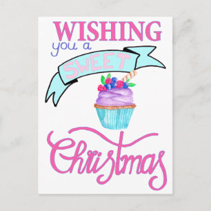 Cartão Postal Desejo-lhe um Natal muito doce
