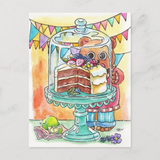 Cartão Postal Desejo por Bolo