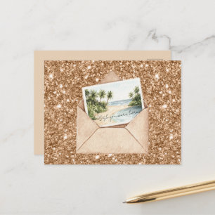 Cartão Postal Desejo Que Você Estivesse Aqui Praia