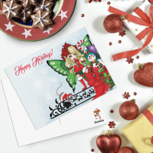 Cartão Postal Desejos de Natal
