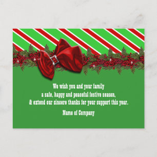 Cartão Postal Desejos profissionais de Natal PERSONALIZAM